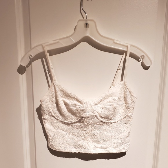Garage Lace Crop Tank - Picture 1 of 3